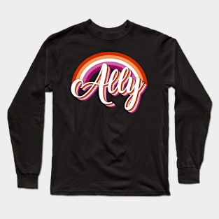 Ally lessbian pride Long Sleeve T-Shirt